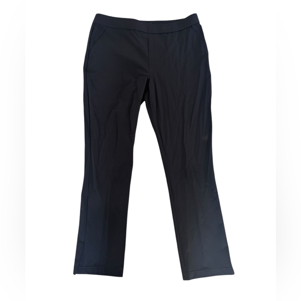 Peace of Cloth NY City Black Pull On Nylon Spandex Travel Pants Small